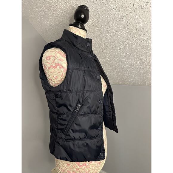 EUC American Eagle Puffer Vest Navy Blue Women's Size XS Great for Fall! - Picture 3 of 9